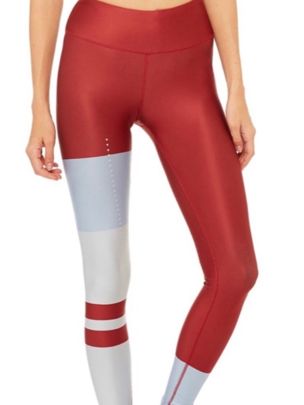 Alo Yoga High Waist Tech Lift Leggings Colorblock Size M